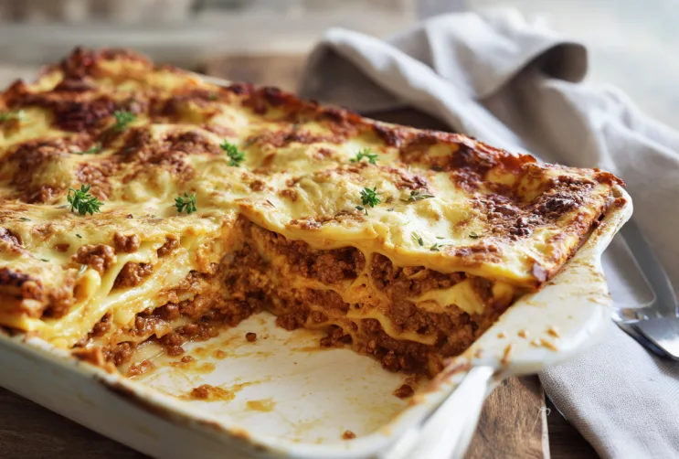 Hackfleisch-Kürbis-Lasagne