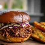 Familien-BBQ-Burger