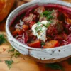 Rote-Bete-Eintopf mit Rindfleisch und Kartoffeln