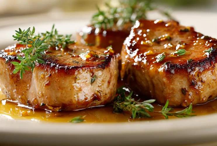 Herzhafte Schweinemedaillons in Senf-Honig-Marinade