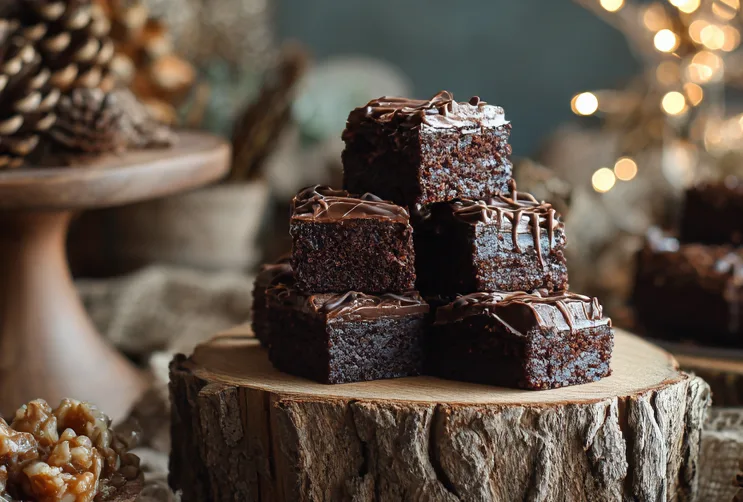 Lebkuchen-Schoko-Brownies