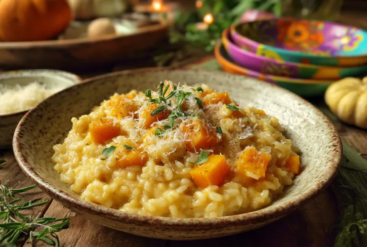 Goldener Herbstzauber-Risotto