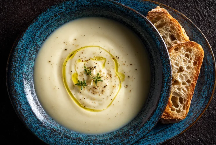 Samtige Blumenkohl-Suppe