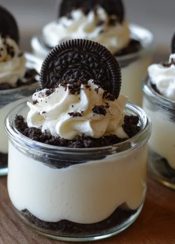 Oreo-Joghurt-Wolken im Glas