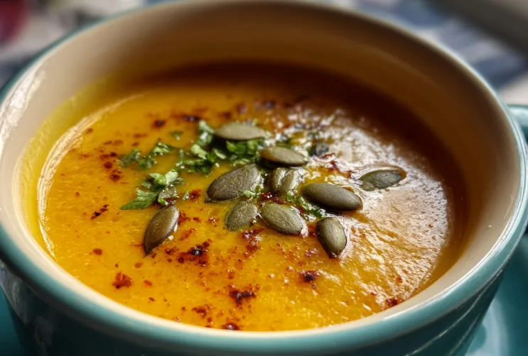 Cremige Süßkartoffel-Linsen-Suppe - 02