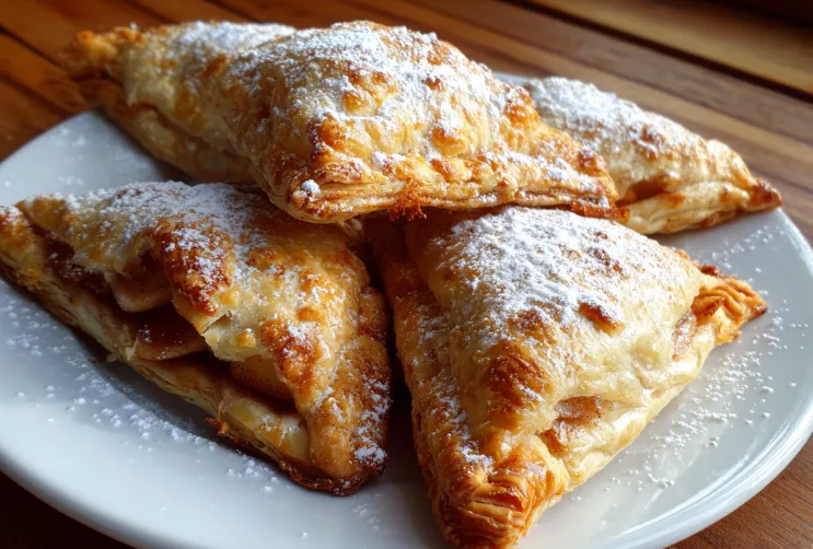 Fluffige Apfel-Zimt-Taschen (Heißluftfritteuse)