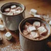 Heiße Schokolade mit Marshmallows