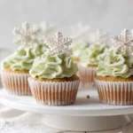 Pistazien-Winterzauber-Cupcakes