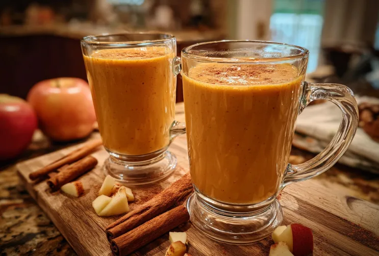 Warmer Apfel-Zimt-Smoothie