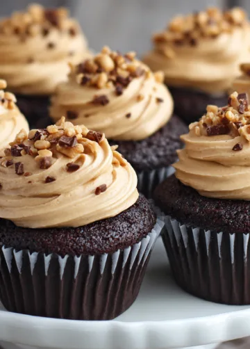 Schoko-Erdnussbutter-Cupcakes