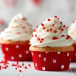 Valentinstag-Cupcakes: Wenn Liebe durch kleine rote Wölkchen geht