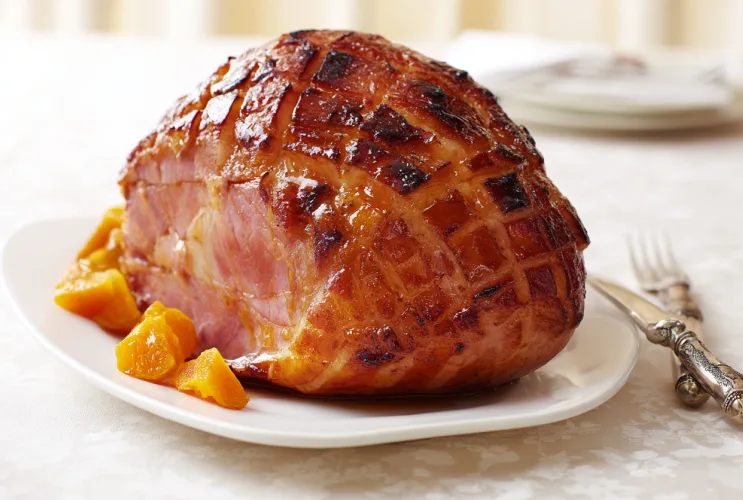 Honig-Orangen-Weihnachtsschinken
