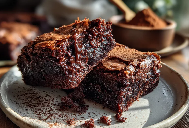 Schokoweihnachtsmann-Brownies